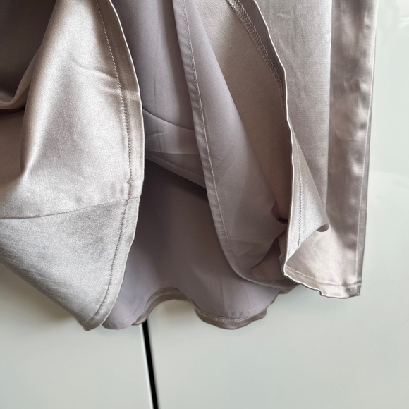 HILARY MACMILLAN NWOT Dusty Rose Camisole Shiny Stretch Lined, Size S - Picture 4 of 8